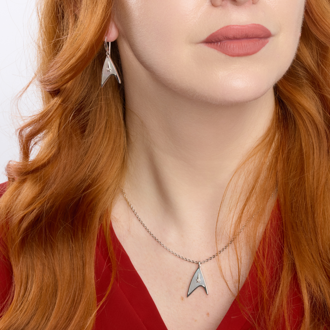 Star Trek X RockLove 60th Anniversary Diamond Earrings