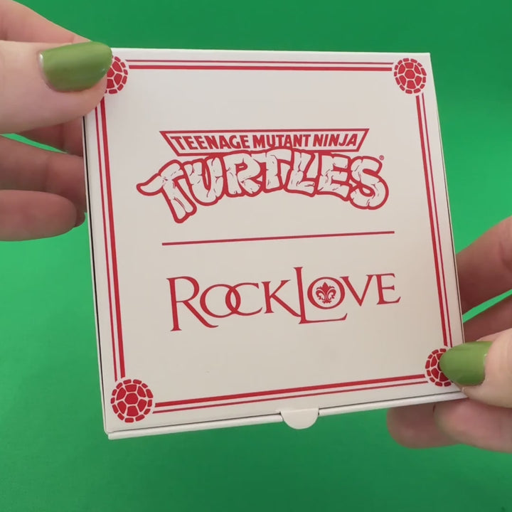 Teenage Mutant Ninja Turtles X RockLove Pizza Slice Mini Hoop Earrings