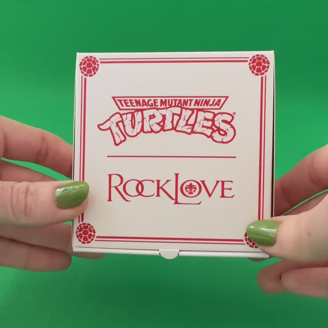 Teenage Mutant Ninja Turtles X RockLove Pizza Hoop Earrings