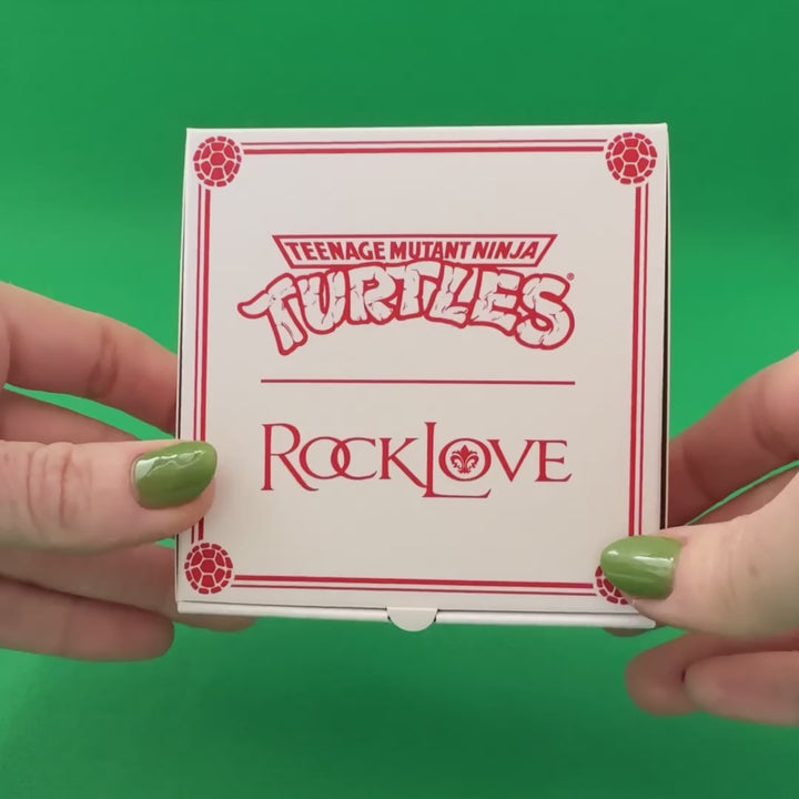 Teenage Mutant Ninja Turtles X RockLove Pizza Hoop Earrings