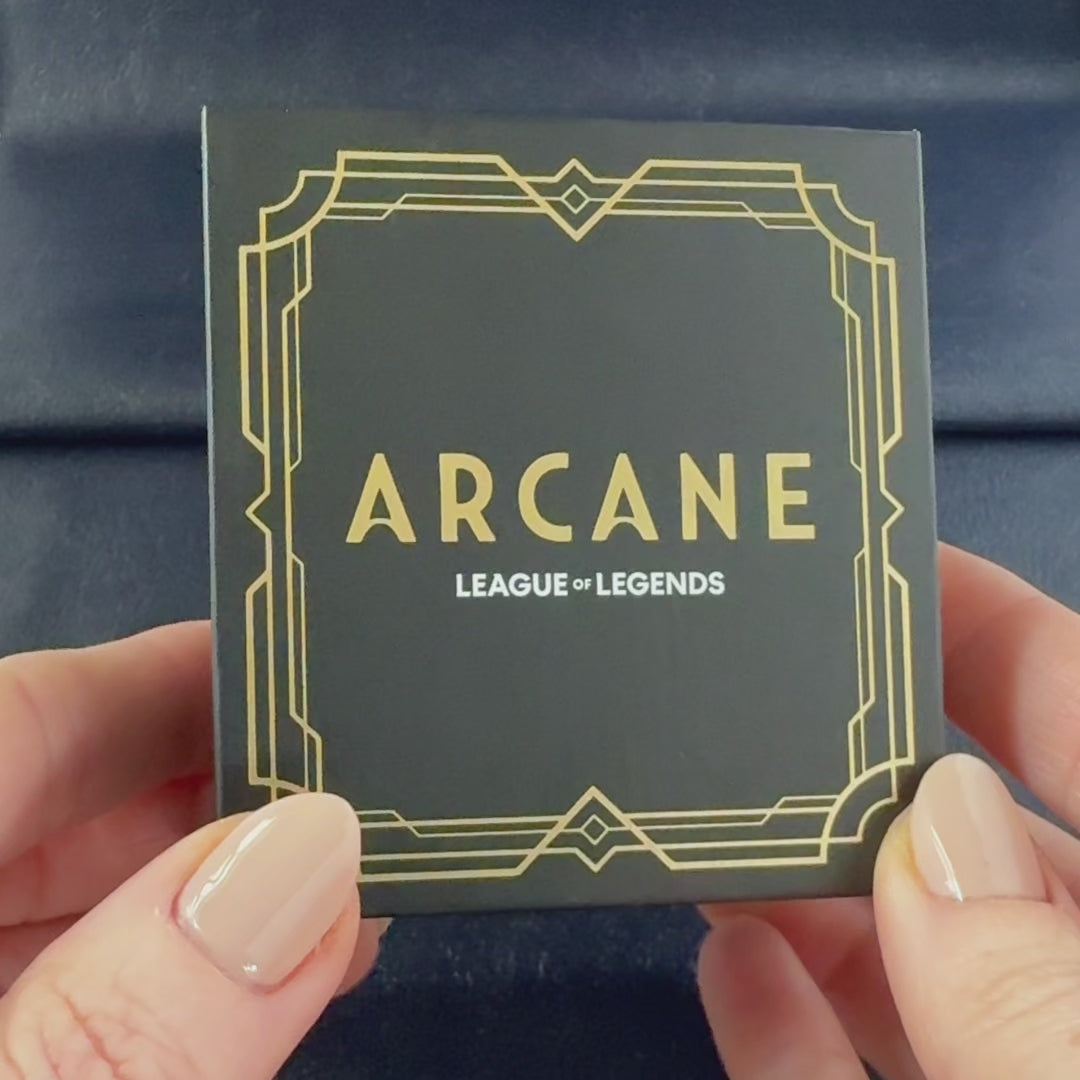 League of Legends X RockLove ARCANE Caitlyn and Vi Mad World Necklace