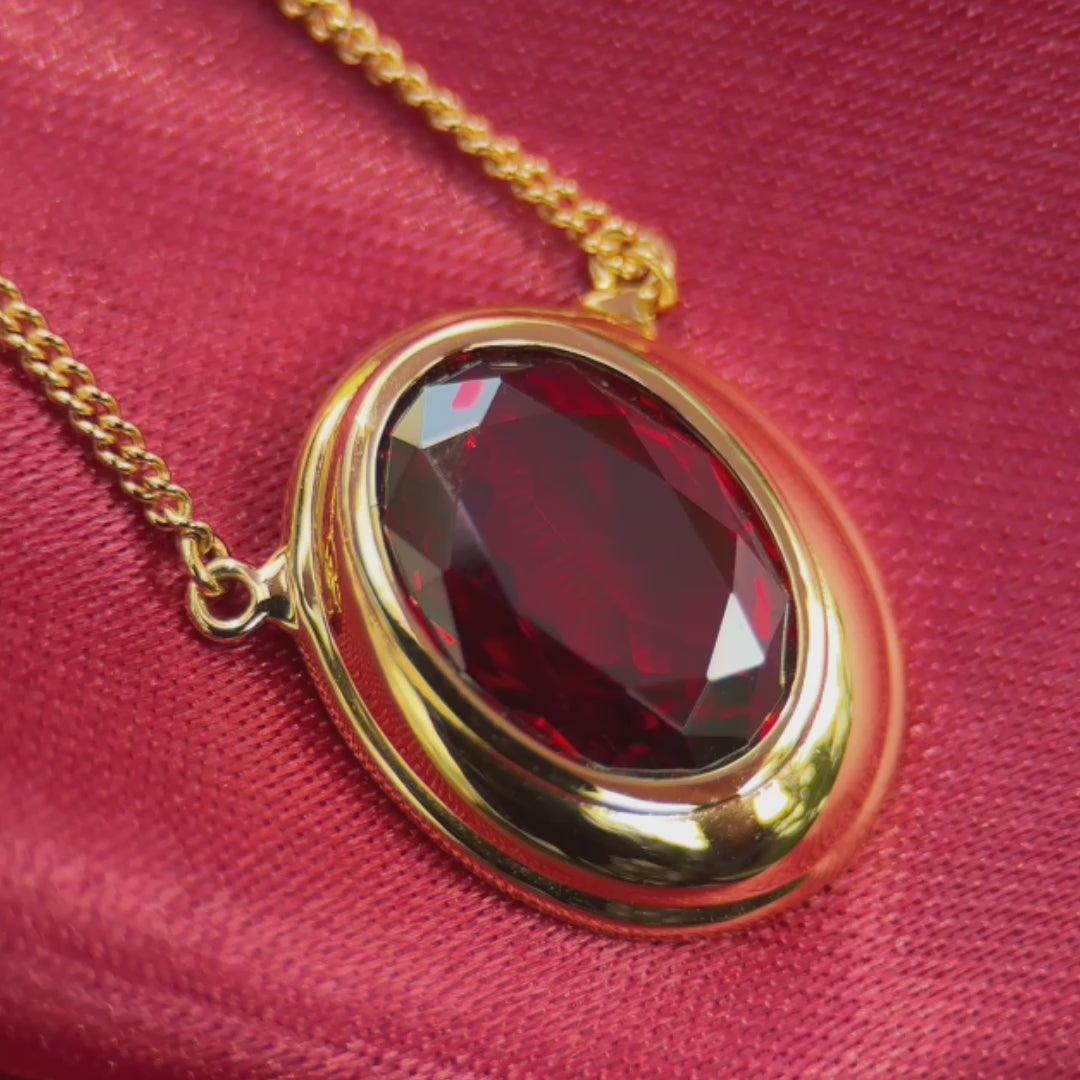 Magic: The Gathering X RockLove Mox Ruby Necklace
