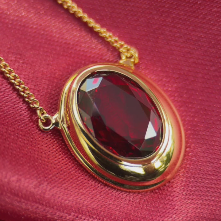Magic: The Gathering X RockLove Mox Ruby Necklace
