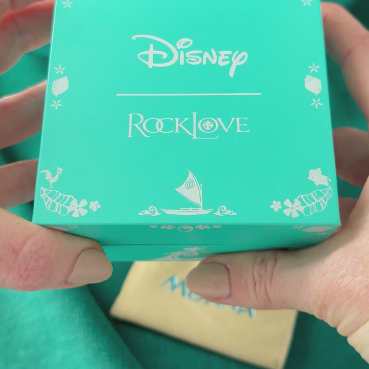 Disney X RockLove DISNEY MOANA Heart of Te Fiti Abalone Locket