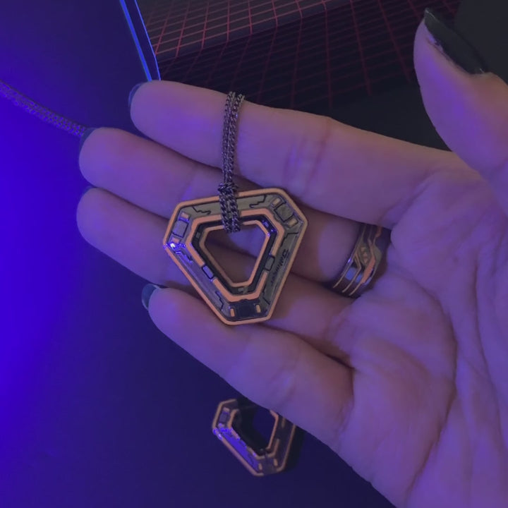 Disney X RockLove TRON ARES Ares Identity Disc Necklace