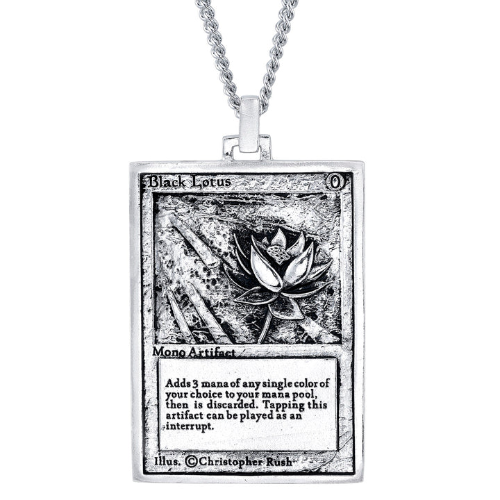 Magic: The Gathering X RockLove Black Lotus Miniature Card Necklace