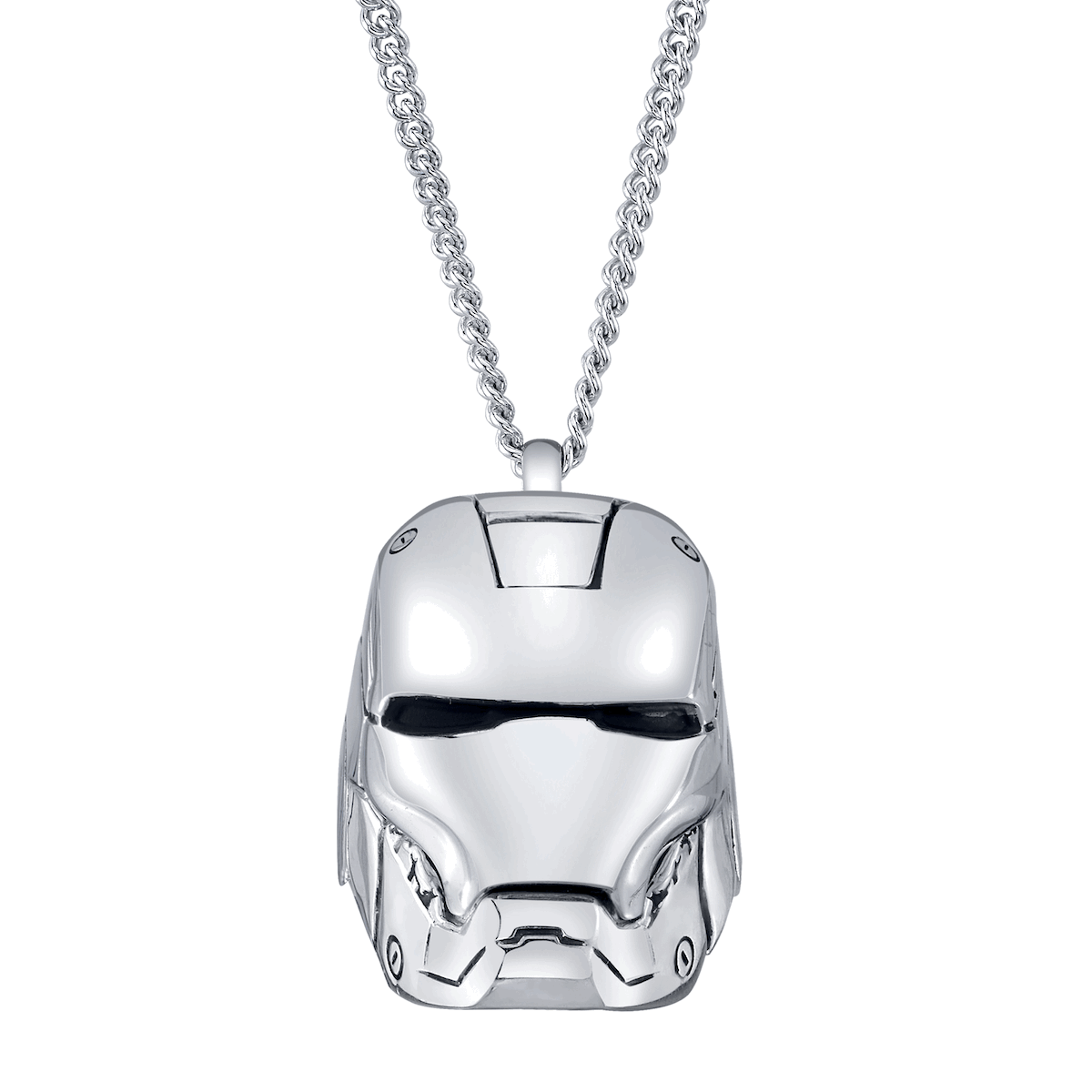 Iron Man Hinged Helmet Necklace Officially Licensed Handcrafted