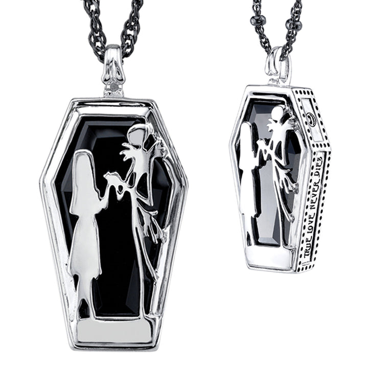 Disney X RockLove THE NIGHTMARE BEFORE CHRISTMAS Jack & Sally Necklace