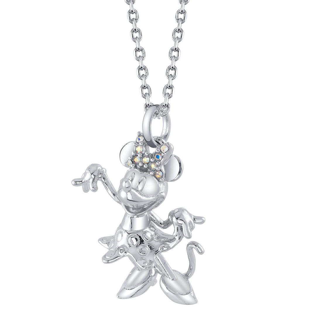 Disney X RockLove DISNEY100 Crystal Minnie Mouse Necklace