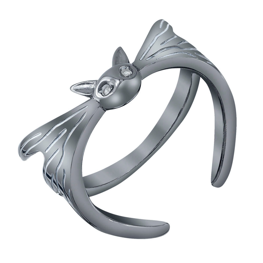 Disney X RockLove THE NIGHTMARE BEFORE CHRISTMAS Bat Bow Tie Ring