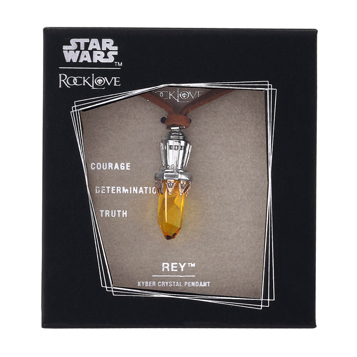 Star Wars X RockLove Rey Kyber Crystal Necklace