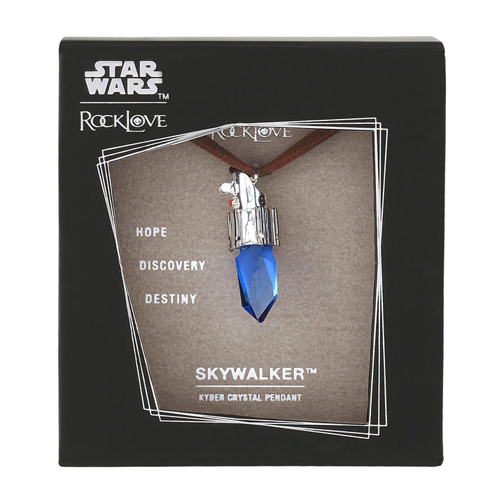 Star Wars X RockLove Skywalker Legacy Kyber Crystal Necklace