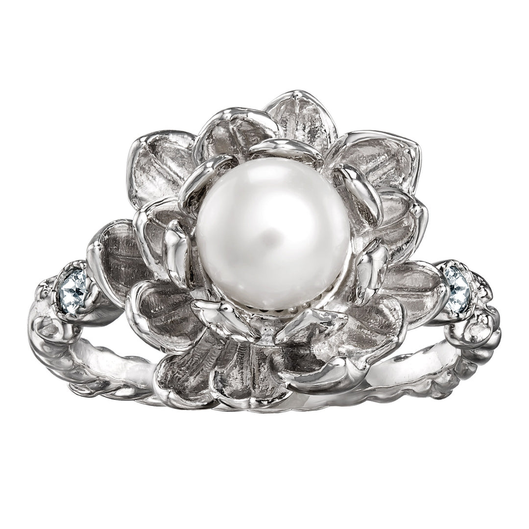 Disney X RockLove THE PRINCESS AND THE FROG Water Lily Pearl Ring