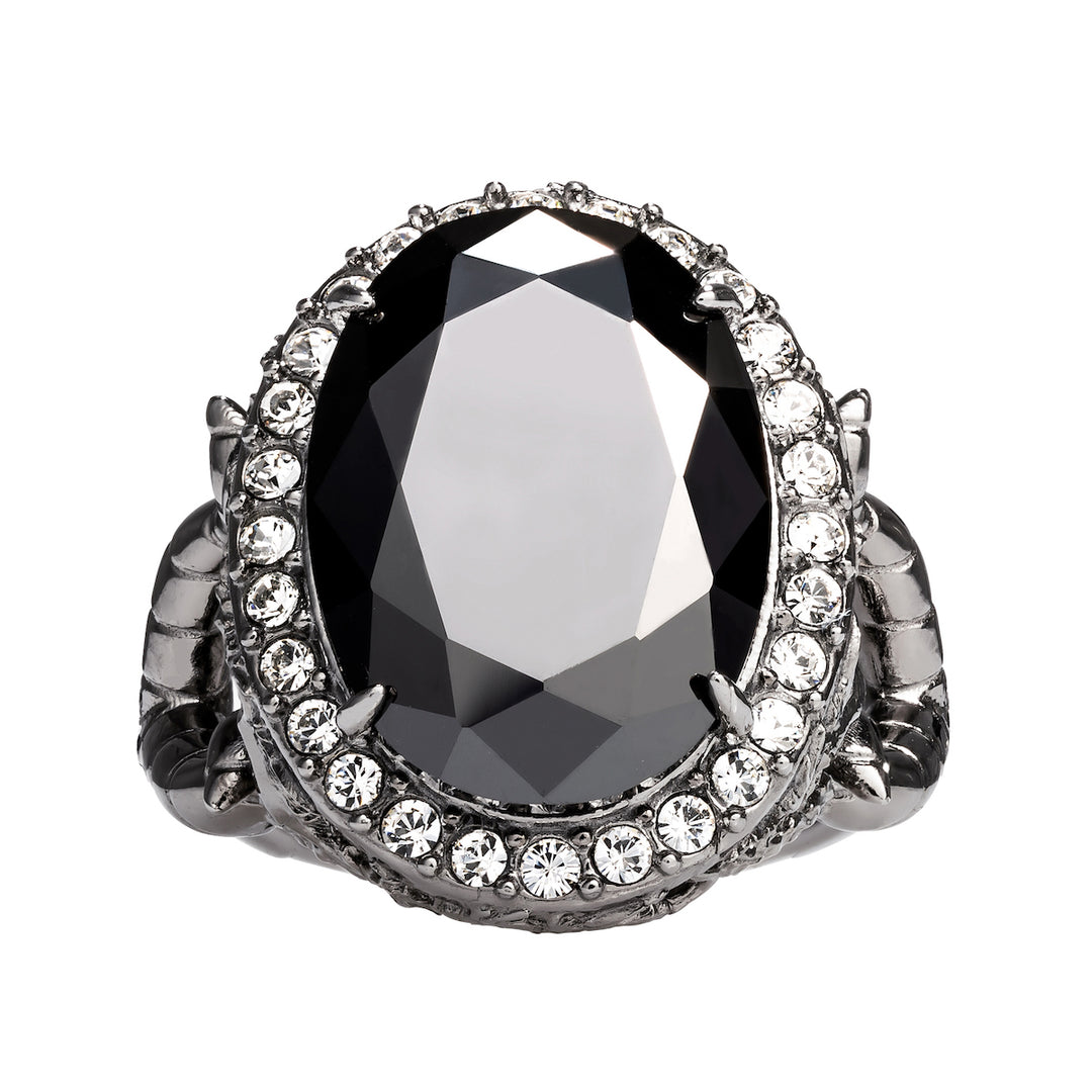 Disney X RockLove SLEEPING BEAUTY Maleficent Crystal Ring