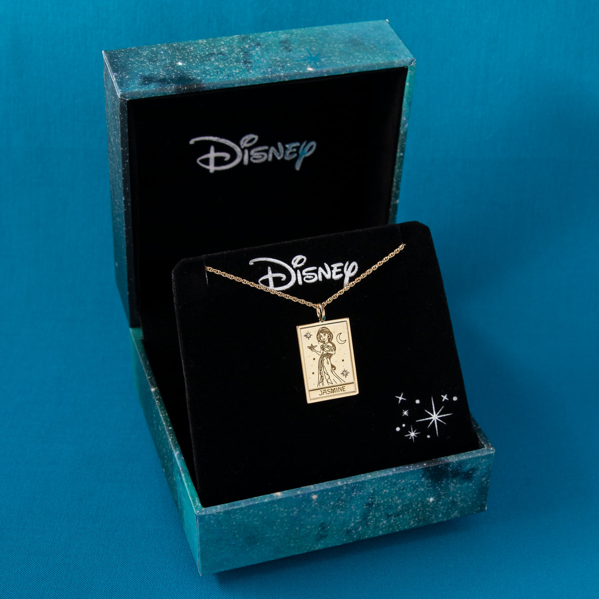 Disney X RockLove ALADDIN Jasmine Tablet Necklace - RockLove Jewelry