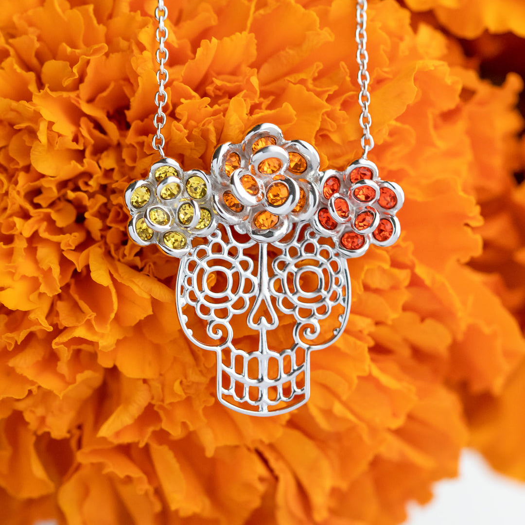 Pixar X RockLove COCO Marigold Sugar Skull Necklace