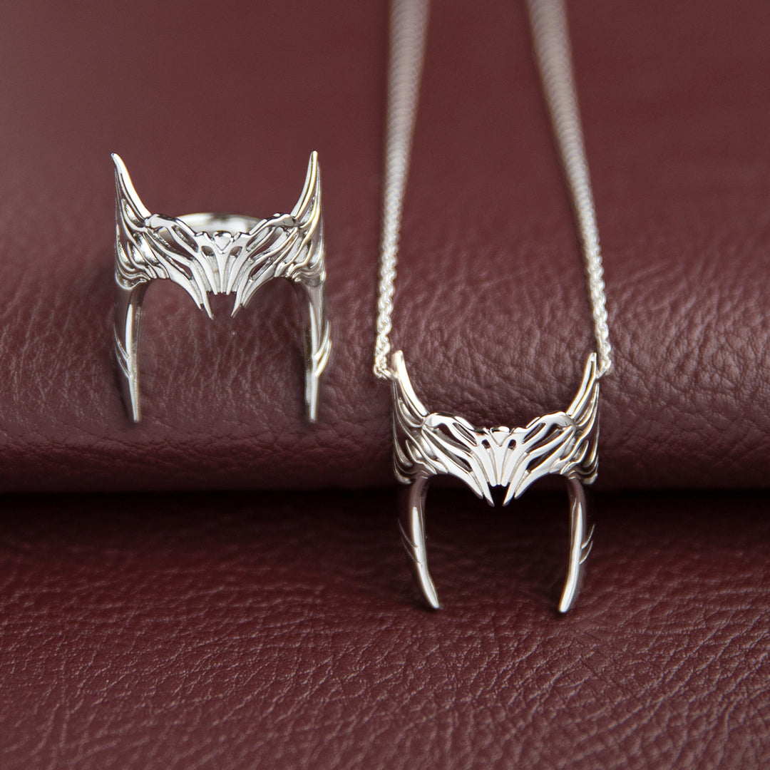 Marvel X RockLove WANDAVISION Scarlet Witch Headdress Necklace