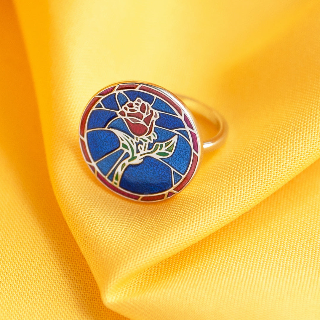 Disney X RockLove BEAUTY AND THE BEAST Stained Glass Ring