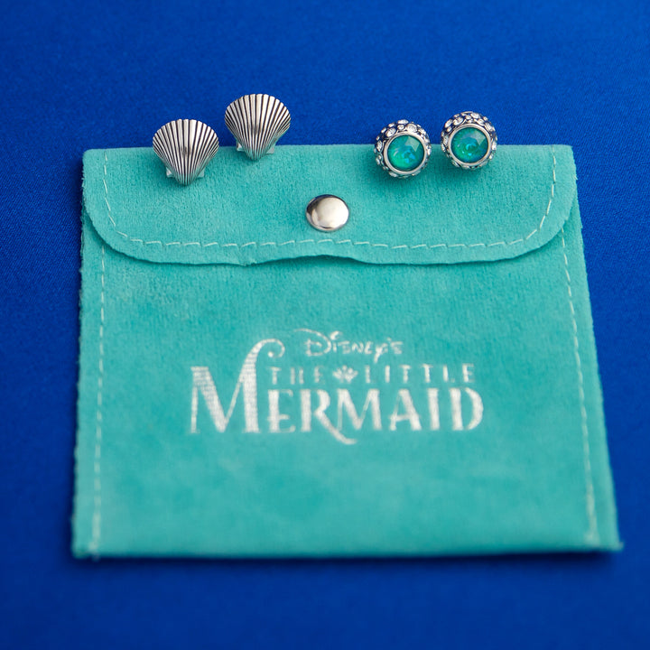 Disney X RockLove THE LITTLE MERMAID Seashell Stud Earrings