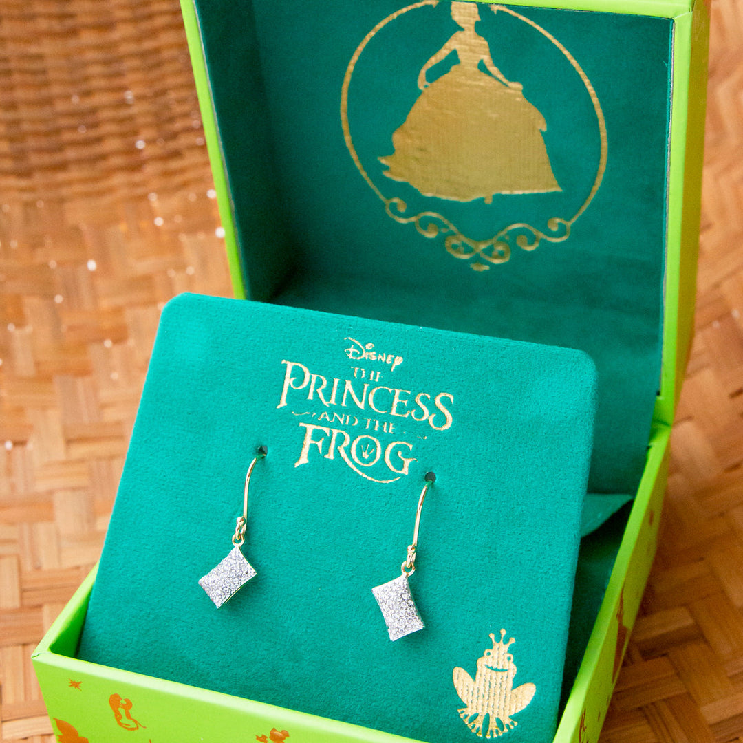 Disney X RockLove THE PRINCESS AND THE FROG Pave Beignet Earrings