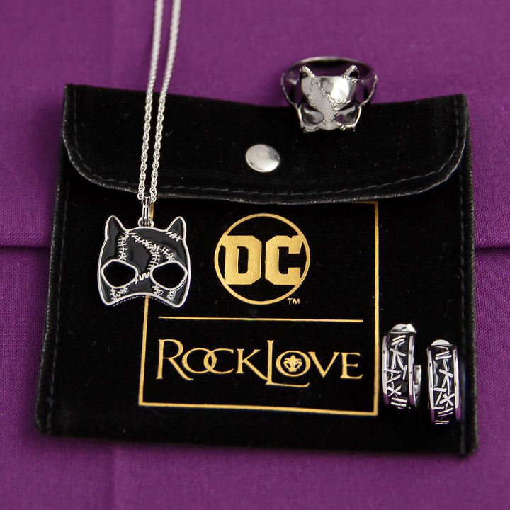 DC X RockLove Batman Returns CATWOMAN Meow Earrings