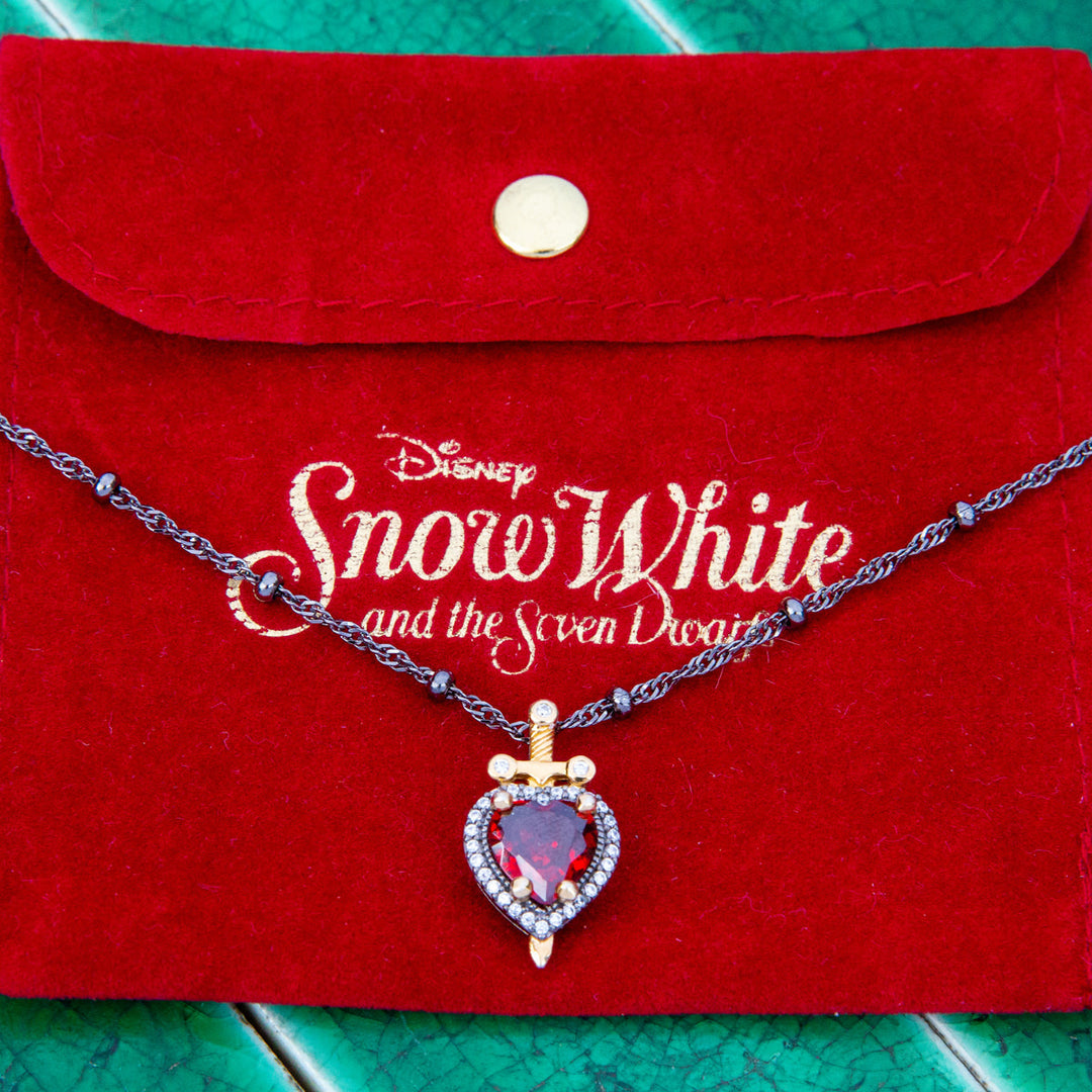 Disney X RockLove SNOW WHITE Dagger Heart Necklace
