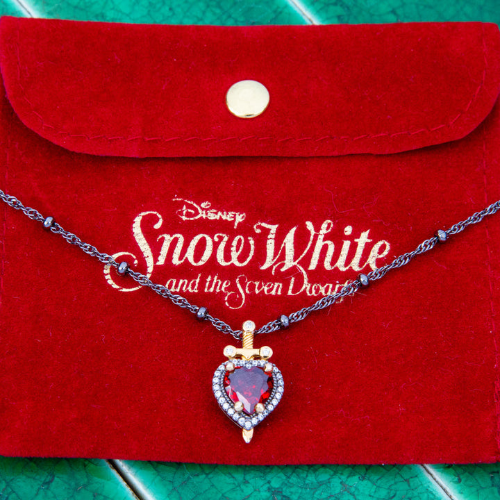Disney X RockLove SNOW WHITE Dagger Heart Necklace