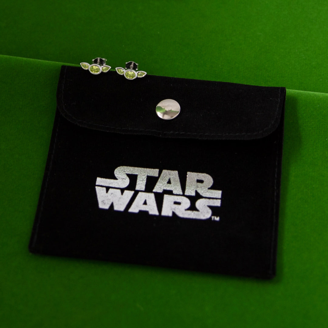 Star Wars X RockLove Grogu Crystal Stud Earrings