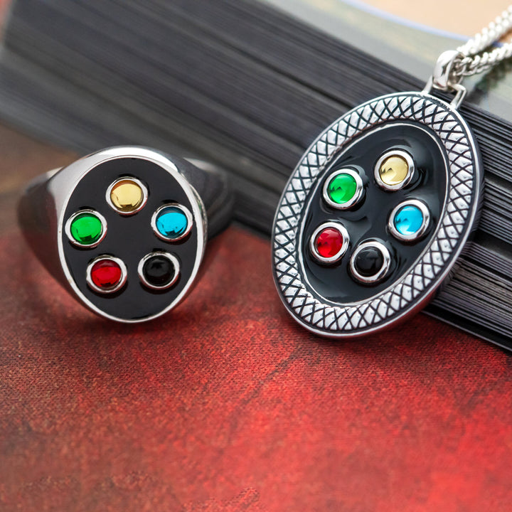 Magic: The Gathering X RockLove Pip Medallion Necklace