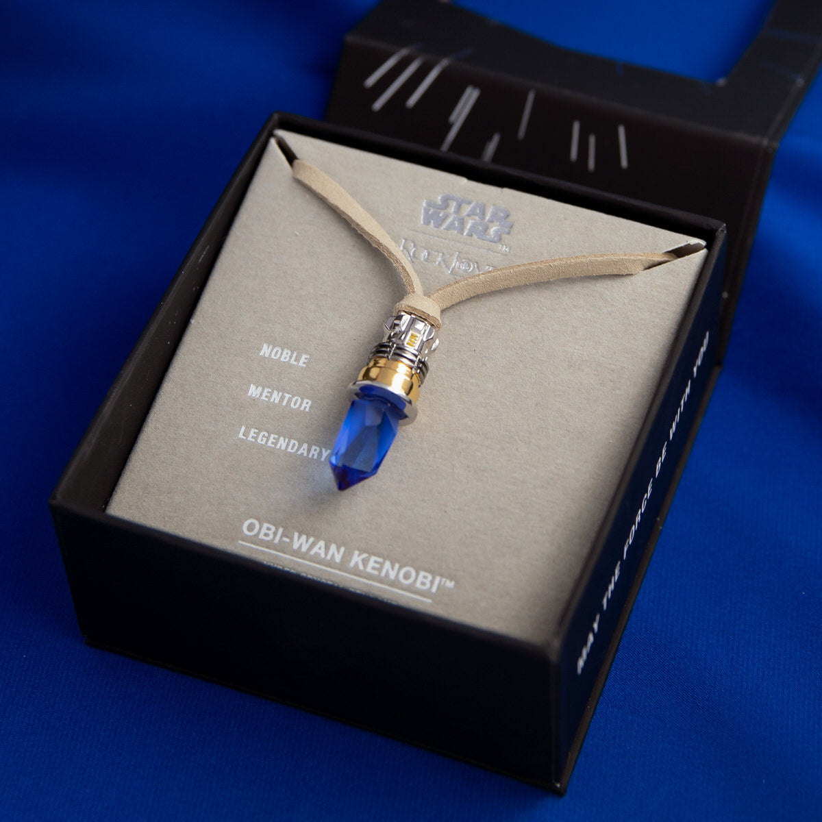 Star Wars X RockLove Obi-Wan Kenobi Kyber Crystal Necklace