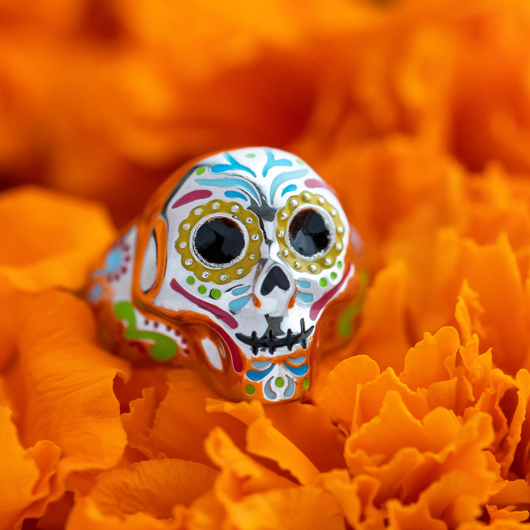 Pixar X RockLove COCO Enameled Calavera Ring