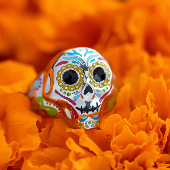 Pixar X RockLove COCO Enameled Calavera Ring