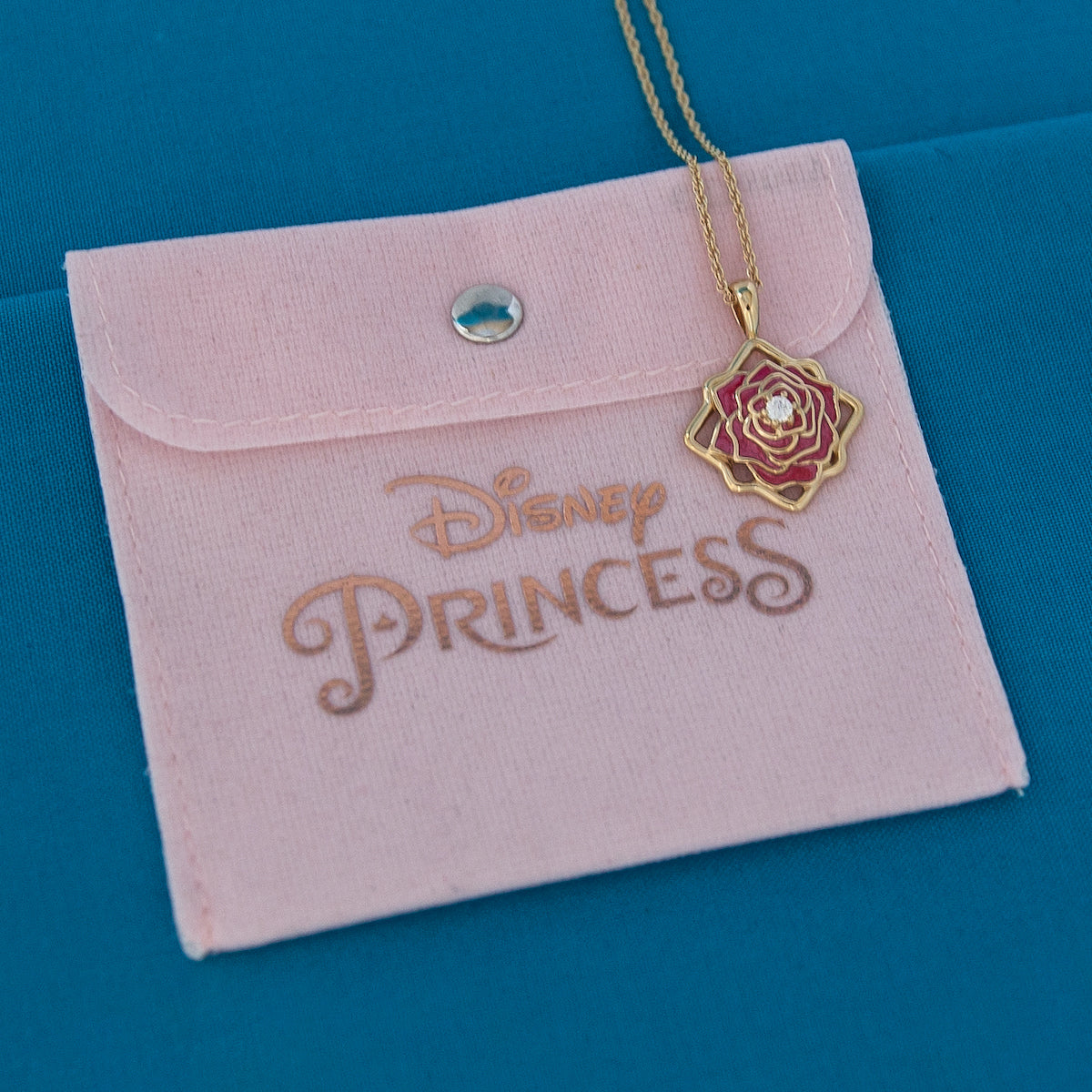 Disney X RockLove BEAUTY AND THE BEAST Belle Tablet Necklace
