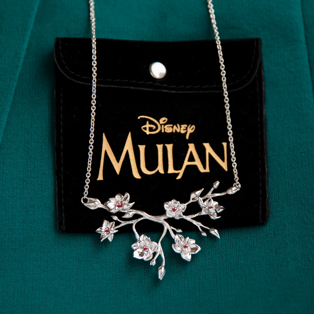 Disney X RockLove MULAN Plum Blossom Necklace