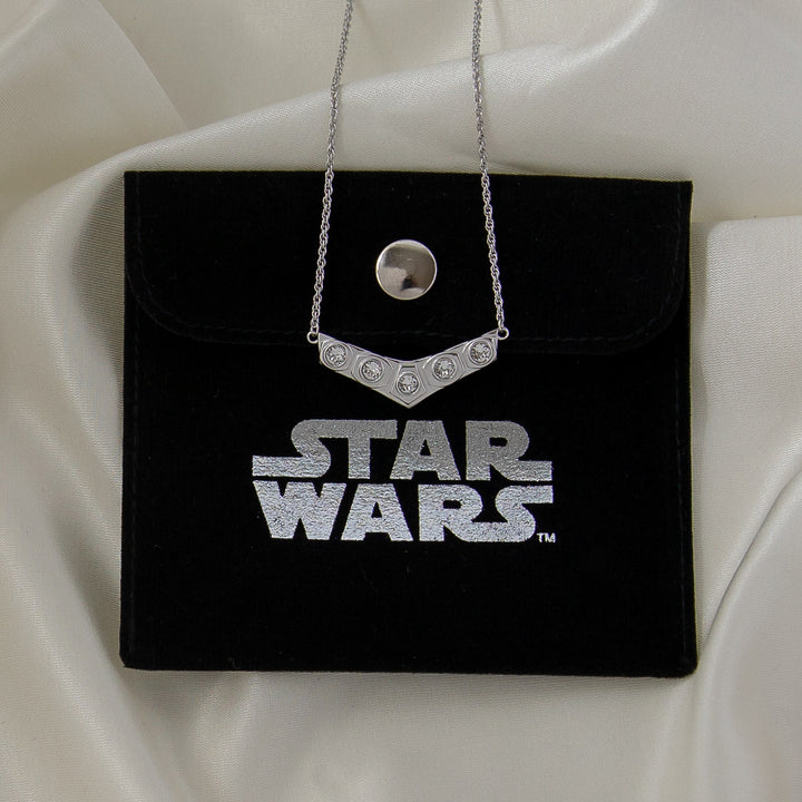 Star Wars X RockLove Leia Organa Crystal Necklace