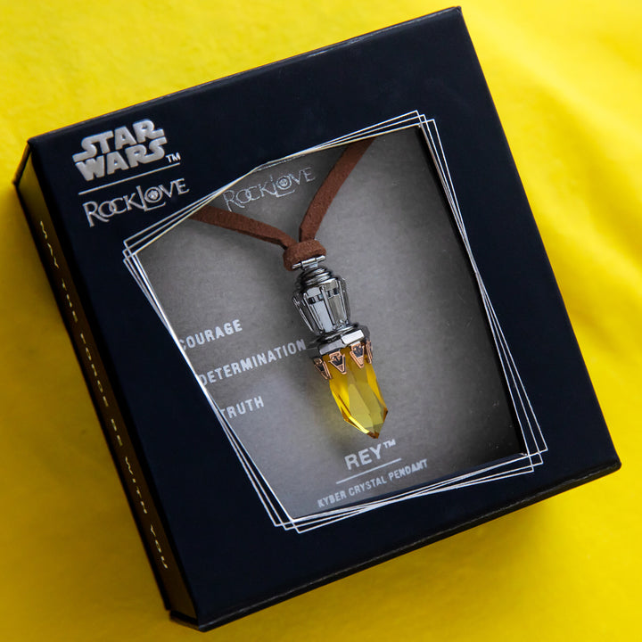 Star Wars X RockLove Rey Kyber Crystal Necklace