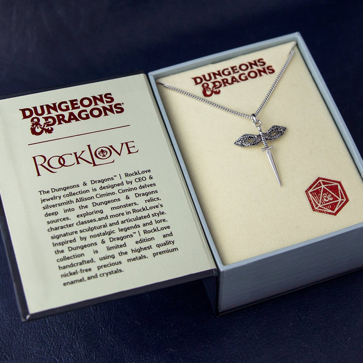 Dungeons and Dragons X RockLove Rogue Dagger Necklace