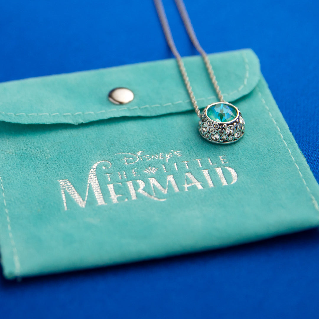 Disney X RockLove THE LITTLE MERMAID Bubble Solitaire Necklace