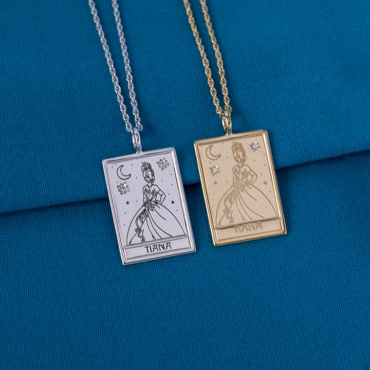 Disney X RockLove THE PRINCESS AND THE FROG Tiana Tablet Necklace