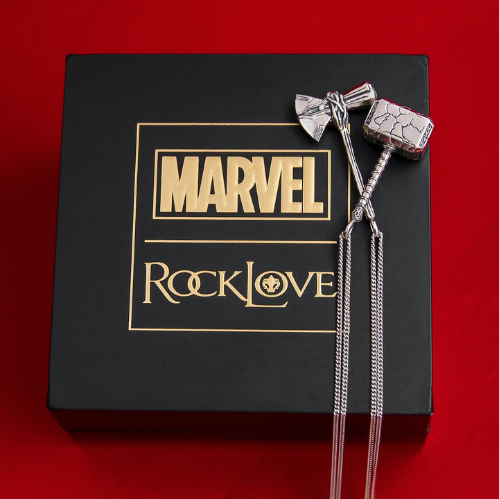 Marvel X RockLove THOR LOVE AND THUNDER Mjolnir Necklace