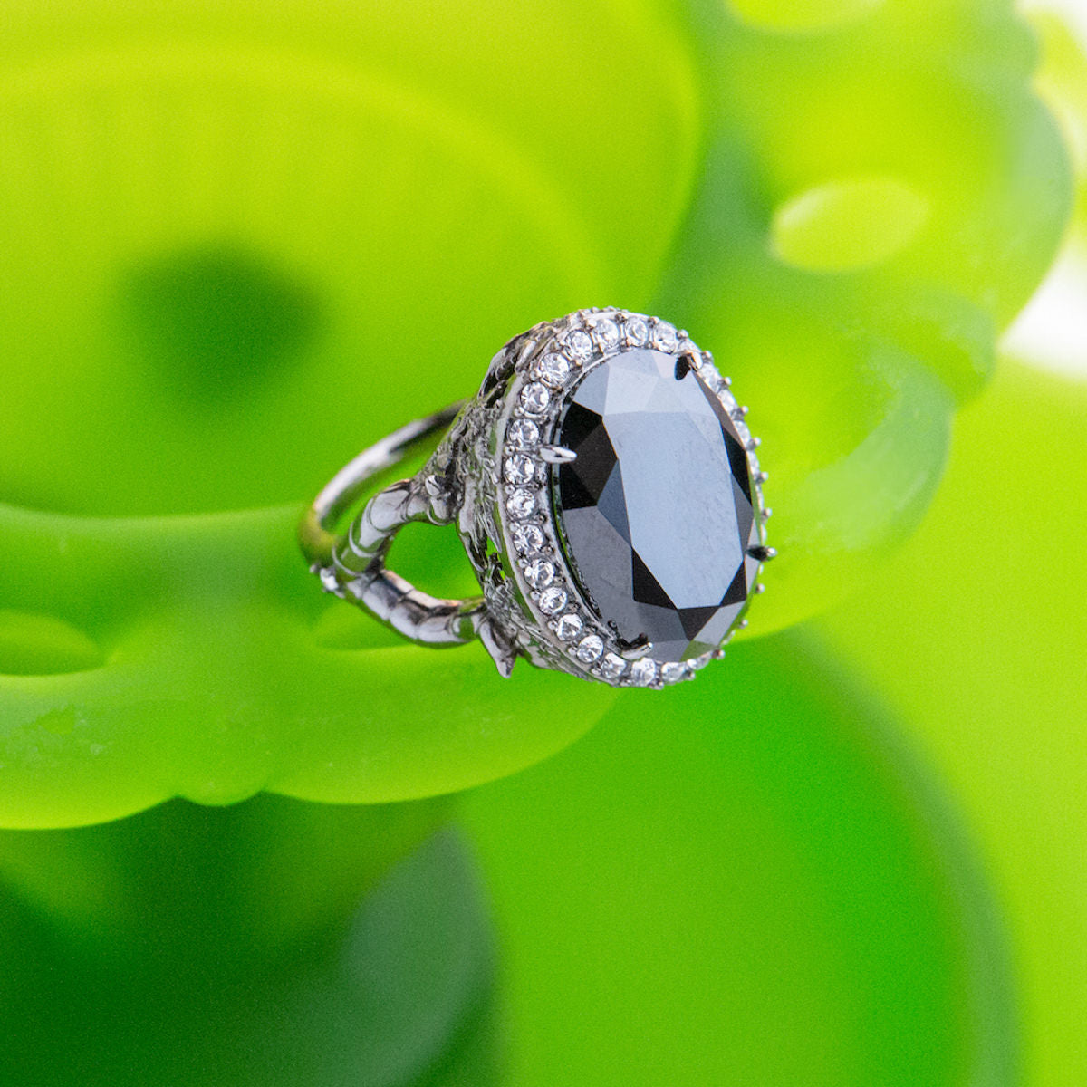 Disney X RockLove SLEEPING BEAUTY Maleficent Crystal Ring RockLove Jewelry