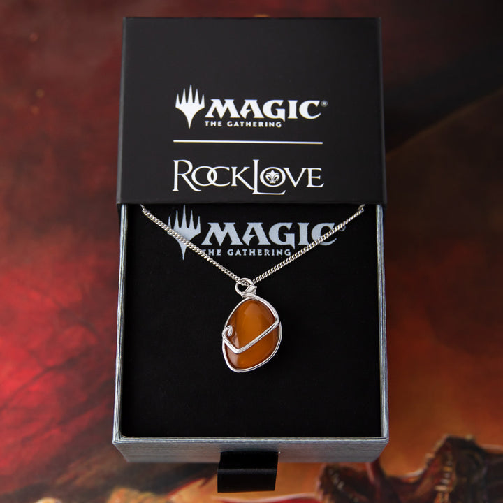 Magic: The Gathering X RockLove Mox Amber Necklace