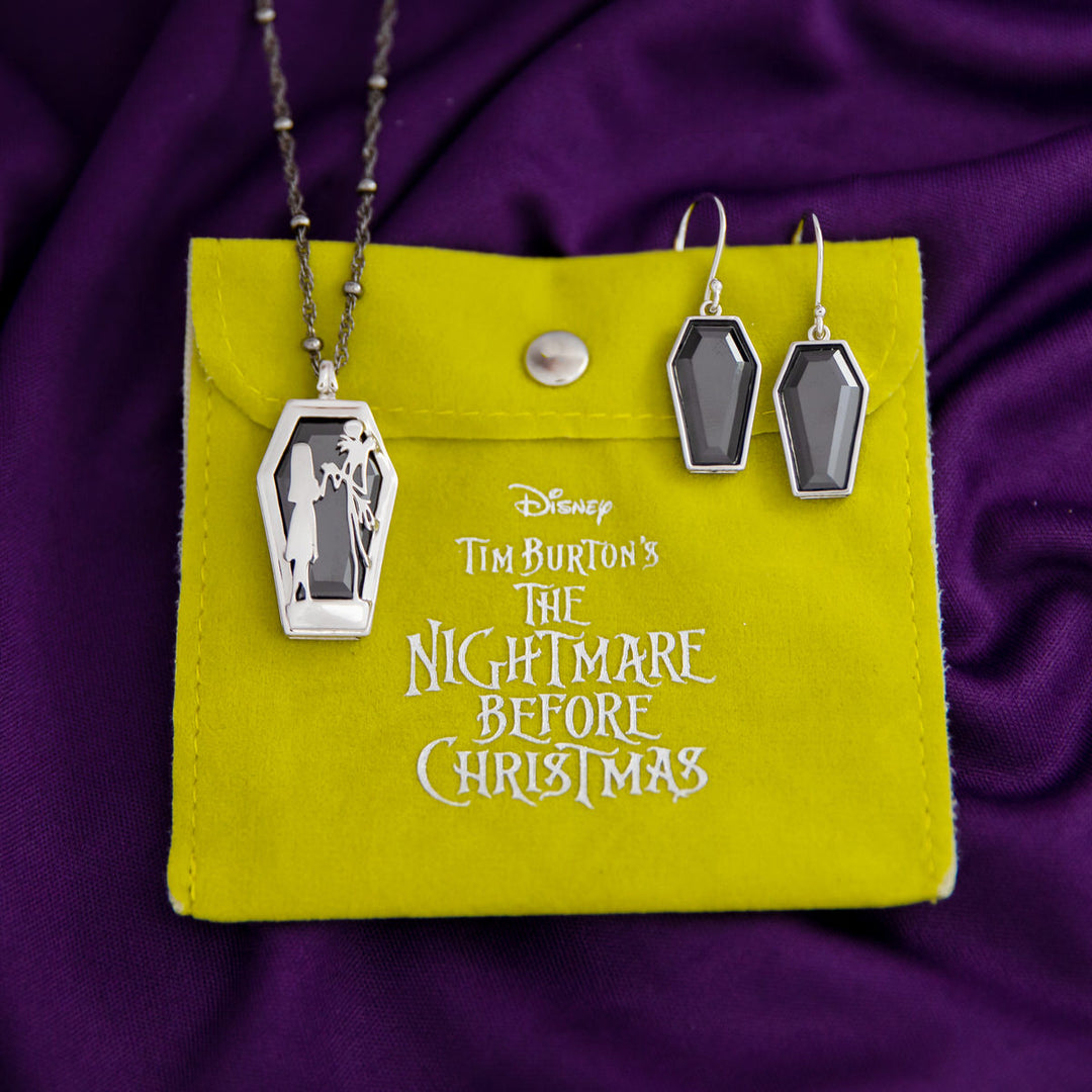 Disney X RockLove THE NIGHTMARE BEFORE CHRISTMAS Jack & Sally Necklace