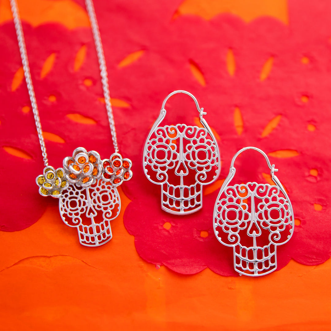 Pixar X RockLove COCO Marigold Sugar Skull Necklace