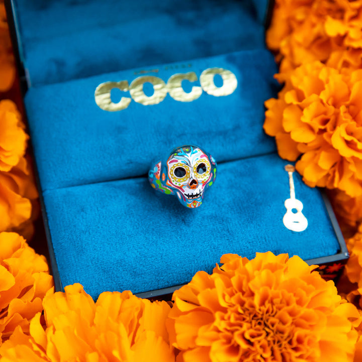 Pixar X RockLove COCO Enameled Calavera Ring