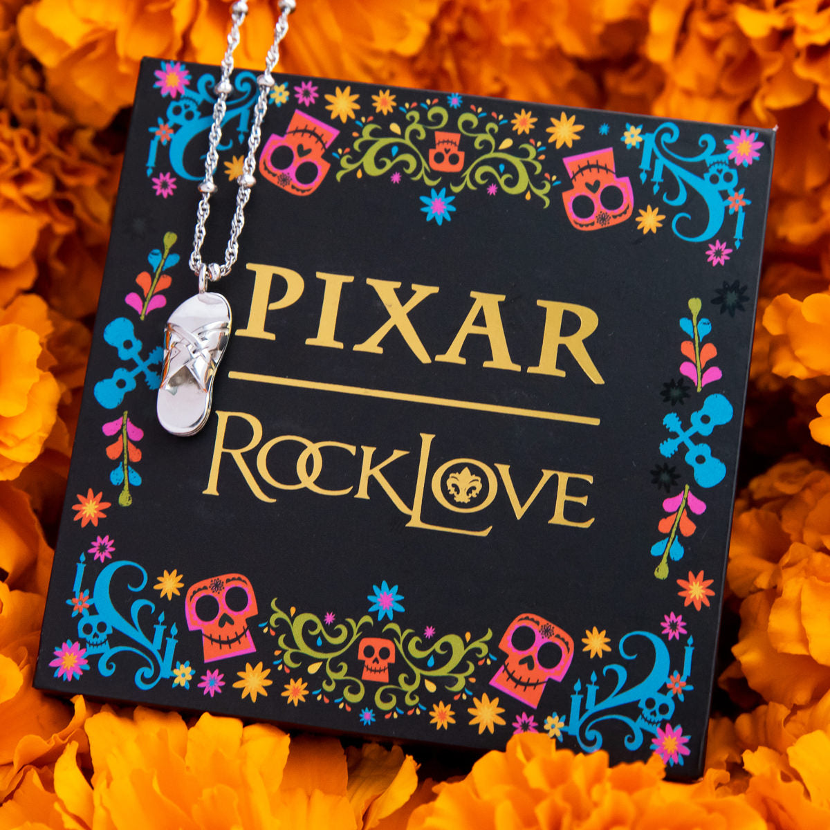 Pixar X RockLove COCO La Chancla Charm Necklace - RockLove Jewelry