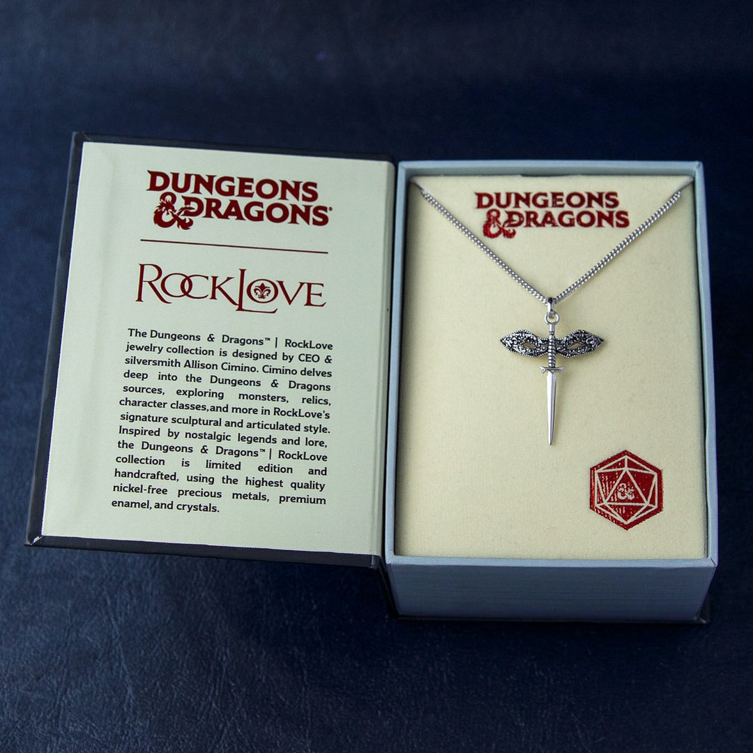 Dungeons and Dragons X RockLove Rogue Dagger Necklace