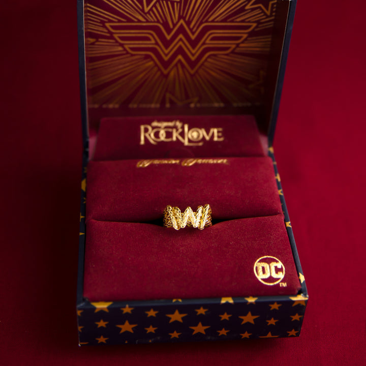 DC X RockLove WONDER WOMAN Lasso Ring