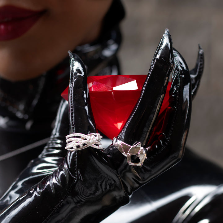 DC X RockLove Batman Returns CATWOMAN Mask Ring