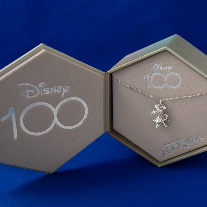 Disney X RockLove DISNEY100 Crystal Minnie Mouse Necklace